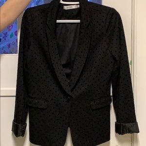 Rickis black poka dot blazer